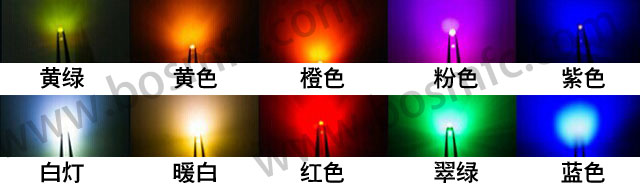 藍晉LED色標(biāo)參考